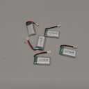 PUOO Accessory 5PCS 3.7V 400mAh Lithium Battery with 5-in-1 Charger for Syma Q11 H99W JJRC H31 H6C H98 TR-C385 TR-F22 TR-P51 Remote Control Drone