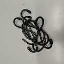 12 Pack 6 Inch S Hooks,Large S Hooks Vinyl Coated Heavy Duty S Hook for Hanging Non Slip S Hanger Closet Hooks, Steel Metal Black Rubber S Hook for Hanging Plants,Clothes,Jeans,Pot Pan Garden