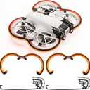 Accessories Bundle Kit for DJI NEO, Prop Bumper Anti-Collision Cover, Compatible with DJI Neo Propellers Drone Accessories, Drone Gimbal Bumper Guard (Orange)