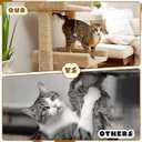 262 ft/80 m Sisal Rope for Cat Scratcher, 1/4 inch/ 6 mm Thick Twine for Cat Scratching Post Cat Tree Replacements DIY Craft Projects, Jute Hemp Rope with 4 Random Colors Cat Toys