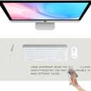 Dry Erase Desk Mat, Waterproof Desk Pad, Erasable Writing White Board for Making Plans, Non-Slip Large Desktop Protector for Office, Home, School 31"x13" (Grey)