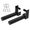 Extended 9" Olympic Weight Plate Holder, Weight Plate Storage, Attachment for for 2"x2", 1 Pair