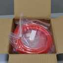 Ucreative 1/8" 5/32" 3/16" 1/4" 5/16" 3/8" Automotive Silicone Vacuum Tubing Hose Kit for Air and Water 6PCS 5FT (Red)