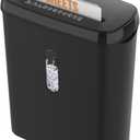 10-Sheet Strip Cut Paper Shredder, P-2 Security Level with 3.17 Gallon Basket, CD & Credit Card Shredder,Durable & Fast-Jam Proof System,ETL Certified Home Office Shredders