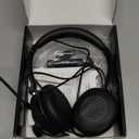 Voistek USB Headset with Microphone for Laptop PC, Wired On Ear Computer Headphones with Noise Cancelling Mic & in-line Controls for Office, Call Center, Online Classes, Teams, Zoom, Skype