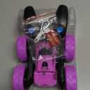 QUNREDA RC Cars, Purple Remote Control Car for Girls, 2.4 GHZ Double Sided RC Stunt Car 360 Rotating Remote Control Crawler with Headlights Car Toys for 6 7 8 9 10 11 12 Girls Birthday Gift