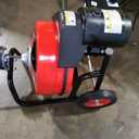 VEVOR Drain Cleaner Machine 100 FT x 1/2 Inch, Auto Feed Sewer Snake Auger on Wheels, Portable Drain Cleaning Machine with 4 Cutters & Air-activated Foot Switch for 2" to 6" Pipes