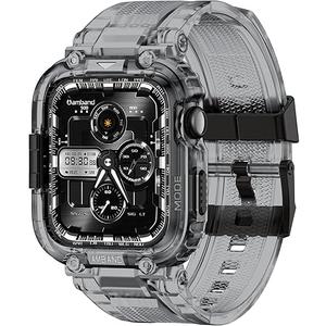 amBand M1 Sport Case Band for Apple Watch Ultra 3/2/1 & SE 3/2/1 & Series 11 10 9 8 7 6 5 4 3 49mm 46mm 45mm 44mm 42mm 41mm 40mm 38mm, Shockproof & Scratch Resistant Rugged Bumper for Men