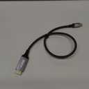 Short USB C to HDMI Cable 1FT, [4K@60Hz] USBC to HDMI Cable Type C to HDMI Cord Compatible with Thunderbolt 3/4/5, iPhone 17/16/15 Series/MacBook Pro Air/Mac mini 2024/iPad Pro/Pixel/Galaxy S25