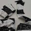 Jetec 3 Pcs Halloween Sandworm Inflatable Decorations Large 43", 39", 31.5" Black and White Striped Yard Signs Scary Spooky Halloween Decorations for Lawn Patio Pathway Home