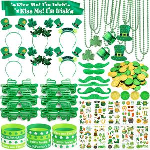 DMIGHT 144 Pcs Irish Party Supplies