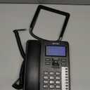 2-Line Corded Telephone Systems for Small Business and House, Desk Phone Only (Black)