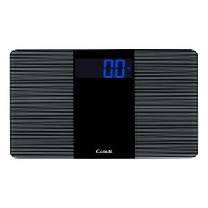 Escali Extra Wide Digital Bathroom Scale for Body Weight with Wide Platform for Natural Stance and Stability, High Capacity of 400 lb, Batteries Included