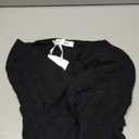 GRACE KARIN Summer Cropped Cardigan for Women 2026 Batwing Sleeve Crochet Bolero Shrug Sweaters Lightweight Beach Boho Kimono Black Small