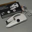 SnowVoice Handheld Sewing Machine,Two dear,Mini sewing machine,Easy to Use and Fast Stitch Suitable for Clothes,Fabrics, DIY Home Travel Electric Handheld Sewing Machine for Beginners(Milk White)