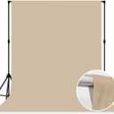 Photo Backdrop Beige Fabric Professional Photography Solution 8x10ft Seamless Design Eliminate Wrinkles Baby Shower Pregnant Women Shooting Scene Background