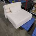 Folding Sofa Bed Beige Floor Mattress for Kids with Pillow, Toddler Washable Folded Floor Mat for Daycare, Child Fold Up Sofa Chair Bed with Storage Bag for Playroom, Camping, Girls and Boys