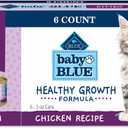 Blue Buffalo Baby Blue Natural Kitten Wet Cat Food, Healthy Growth Formula with DHA, Chicken Recipe Multi-Pack, 3-oz. Cans (6 Count) (EXP 01/29/29)