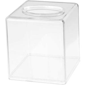 Acrylic Tissue Box Square Clear Facial Tissue Dispenser Holder Cover Napkin Organizer Box Cover