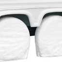 Classic Accessories Over Drive RV Wheel Covers, Wheels 27"-30" Diameter, 8.75" Tire Width, Snow White