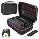 Gorixer Switch 2 Case for Nintendo Switch 2(2025) or 1 and OLED Models(2021),Stores 18 Game Cards for Nintendo 3DS & 2DS Games, Black 