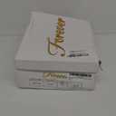 Forever FQ22 Women's Glitter Strappy Wrapped Wedge Heel Platform Sandals, Silver Glitter, 7.5