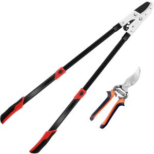 YRTSH Loppers Branch Cutter Heavy Duty Tree Trimmer, Extendable 28-41" Tree Pruner with Compound Action, Tree Cutter with 2 Inch Clean Cut Capacity Chop Thick Branches Effortlessly, 27.8 inches x 9.1 inches