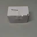 4 Pack Acrylic Qtip Holder Dispenser for Cotton Swabs, Balls, Pads, Floss Picks- Small Clear Acrylic Canister Apothecary Jar Set, Bathroom Essentials Accessories Decor, Vanity Makeup Storage Organizer