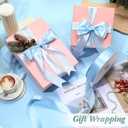 Lyrow 1-1/2 Inch x 300 Yards Valentine's Day Satin Ribbon, Light Blue Fabric Craft Ribbon Solid Roll for Roses Making, Wreath, Gift Wrapping, Bow, DIY, Wedding Flower Bouquet, Anniversary Party