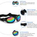 3 Pieces Motorcycle Goggles Riding Glasses Dirt Bike Ski Goggles Anti-UV Dustproof Windproof ATV Goggles For Motorcycle Riding, Skiing, Outdoor Men Women Youth (Blue)