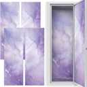 Set of 12 School Purple Locker Magnetic Wallpaper 12" x 12" Locker Accessories Wall Magnetic Sticker for School Supplies Purple Locker Accessories Purple Back to School Stuff Gift