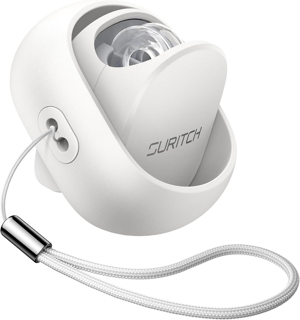 SURITCH Case for Loop Earplugs, Portable Storage Container for Earplugs & Accessories, White