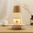 Candle Warmer Lamp with Timer Dimmer Adjustable Wooden Base, Mothers Day Birthday Gifts for Mom Women, Housewarming Gifts New Home Room Decor, Wax Warmer Lamp for Jar Candles with 2 Bulbs