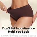 Everdries Washable & Reusable Incontinence Underwear for Women Over 60 - Leakproof, Discreet, Absorbent, Machine-Washable Panties (Comfort Plus, XS, Pack of 5)