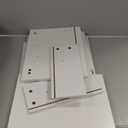 VASAGLE 2-Drawer File Cabinet, Small Rolling Filing Cabinet for Home Office, Printer Stand, for A4, Letter-Size Documents, 15.7 x 16.5 x 27.6 Inches, Snow White UOFC040W46