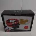 Disney Mickey Mouse Waffle Maker by Select Brands - Premium Mickey Mouse Kitchen Appliance - Disney Kitchen Appliances - 7" Waffles, Red