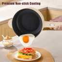 Dezin Hot Pot Electric, 2L Non-Stick Saut Pan, Rapid Noodles Cooker, Mini Portable Pot for Steak, Egg, Fried Rice, Ramen, Oatmeal, Soup with Power Adjustment & Spatula, College Dorm Room Essential