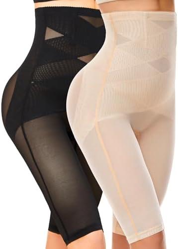 SIMIYA Shapewear Tummy Control Body Shaper for Women Compression Waist Trainer Girdle 2 pack Thigh Slimmer Butt Lifting Shapewear 3 XL