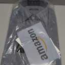 Michael Kors Men's Dress Shirt Ultra Wrinkle Free Stretch Regular Fit (15.5" Neck 34"-35" Sleeve, Charcoal)