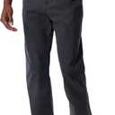 Mens Everyday Straight Leg Pant with 6 Pockets Standard (38, Caviar)