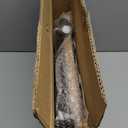 TV Tray Table, C Shaped End Table Adjustable Height Sofa End Side Table Bamboo Rounded Corner for Laptop TV Tray Snack Sofa Living Room Bedroom, Wood