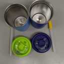 Gencywe 2 PACK Kids Double Walled Stainless Steel Cups with Straws and lids | 12 oz SpillProof Sippy Smoothie Tumbler Set, Small Kids Snack & Drink Water Cups, BPAFree (Age: 3+ years old & up)