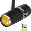 LED pinspot Stage Light,SENLAN 6W Double White/Cool White&Warm White pinspot by IR Controller