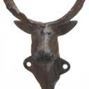 Cast Iron Moose Hook