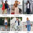 MEXS Bum Bag for Women Crossbody Bags Fanny Packs Sling Belt Purse Waist Chest Shoulder Bag