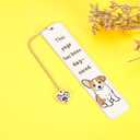 Valentines Dog Bookmark for Women, Book Marks for Reading Kids, Funny Dog Gifts for Friends, Birthday Back to School Gifts for Dog Lovers, Bookish Gifts for Book Club,
