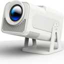 Magcubic Mini Projector with Wifi and Bluetooth, Built-in Apps, Portable Smart 1080P Projector with 4K Support, Auto Keystone, Voice Control, HY320 NTV (Pure White)