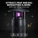 Mosquito Trap Indoor Outdoor, Fly Traps and Mosquito Zapper with Light, Fan, Sleep and Timer Modes, Bug Zappers