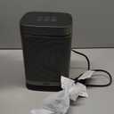 DREO Space Heater for Bathroom and Indoor, Portable Heater, 1500W Safe and Quiet PTC Ceramic Heater, 41-95F Digital Thermostat, 70Oscillating, Remote, ALCI Safety Plug, 12h Timer, 5 Modes (Silver)