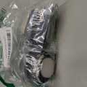 200 Pack 3-Layer Activated Carbon Filters with 5 Black Reusable Metal Rings, Compatible with Standard Silicone Mouth Funnels & Mouthpiece Accessories